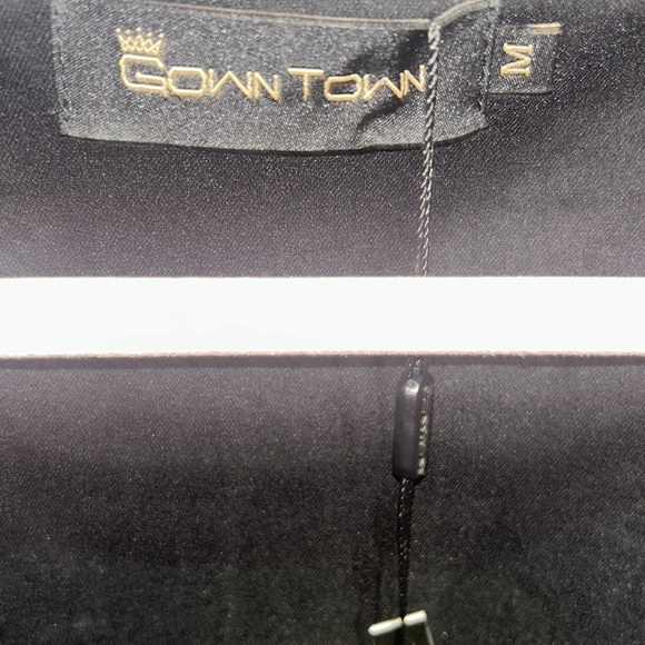 Gowntown vintage style black sleeveless dress size medium - Picture 4 of 5